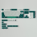 Haku White GMK 104+26 Full PBT Dye Sublimation Keycaps for Cherry MX Mechanical Gaming Keyboard 87 104
